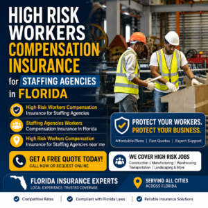 High Risk Workers Compensation Insurance for Staffing Agencies in Florida Staffing Agencies Workers Compensation Insurance In Florida High Risk Workers Compensation Insurance for Staffing Agencies near me