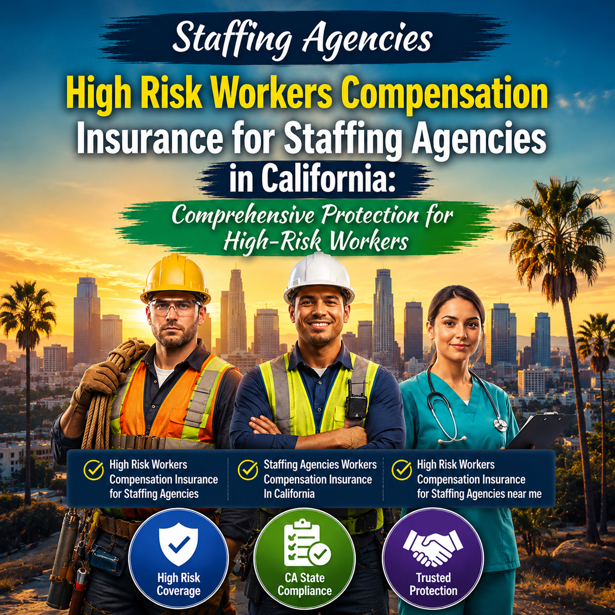 High Risk Workers Compensation Insurance for Staffing Agencies near me
