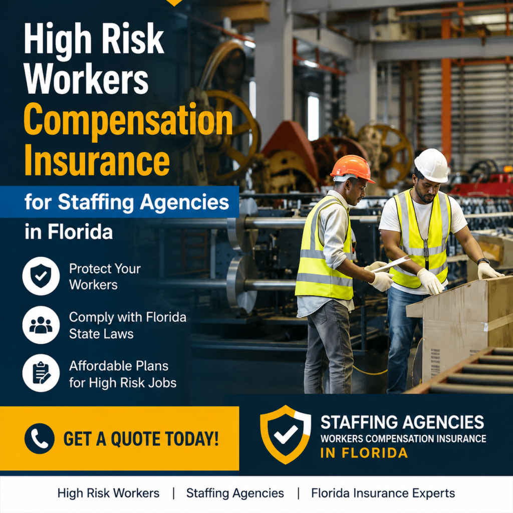 High Risk Workers Compensation Insurance for Staffing Agencies near me