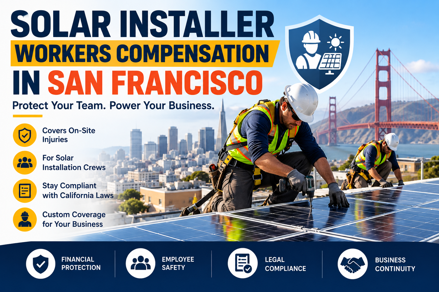 Solar Installer Workers Compensation In San Francisco