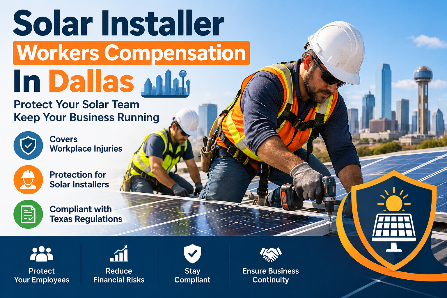 Solar Installer Workers Compensation In Dallas