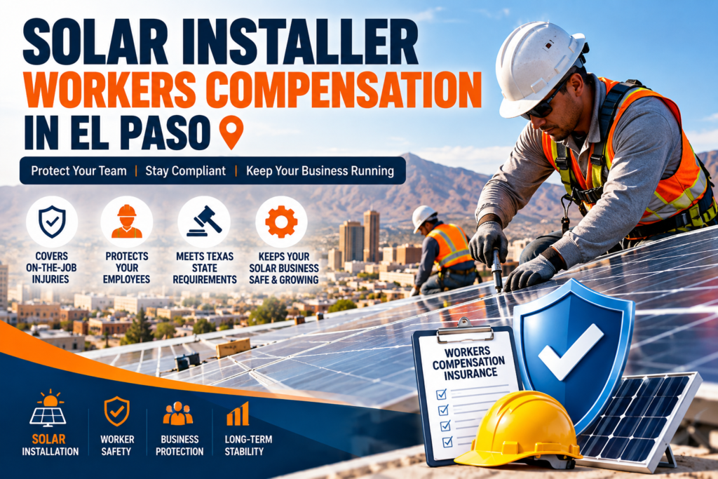 Solar Installer Workers Compensation In El Paso