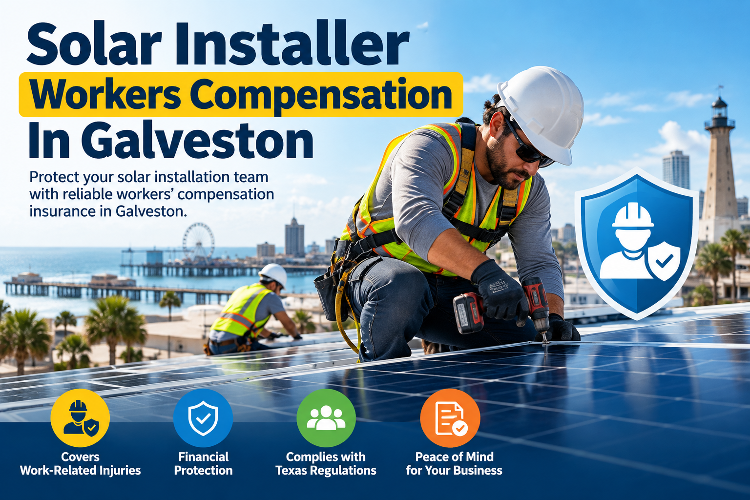 Solar Installer Workers Compensation In Galveston