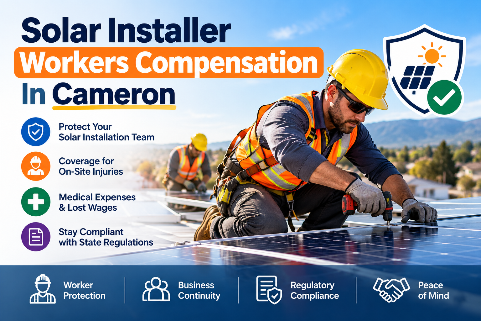 Solar Installer Workers Compensation In Cameron