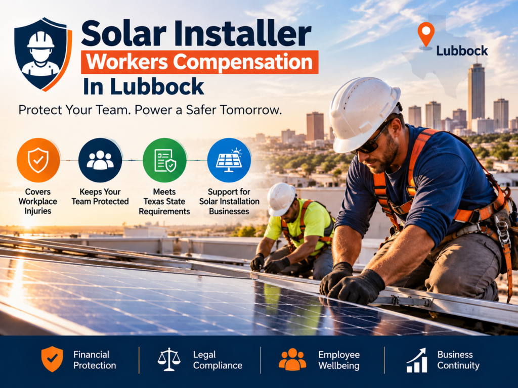 Solar Installer Workers Compensation In Lubbock