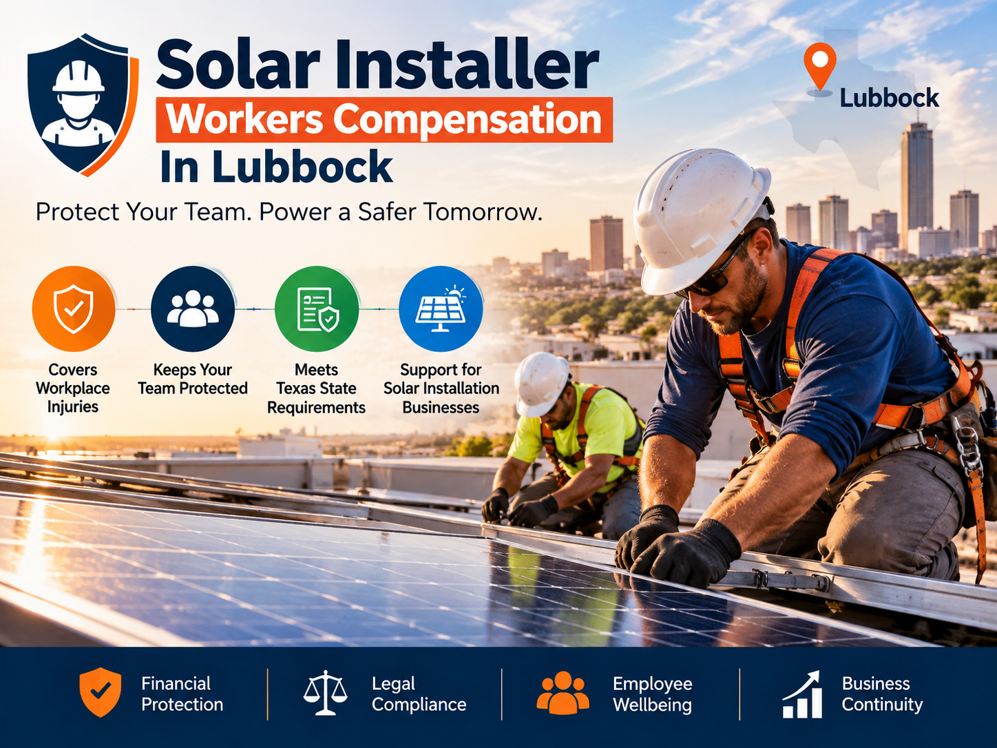 Solar Installer Workers Compensation In Lubbock