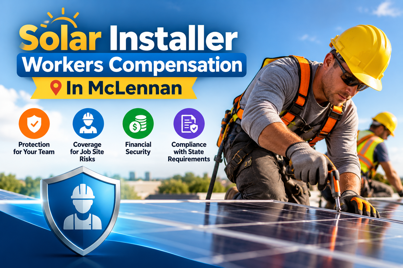 Solar Installer Workers Compensation In McLennan