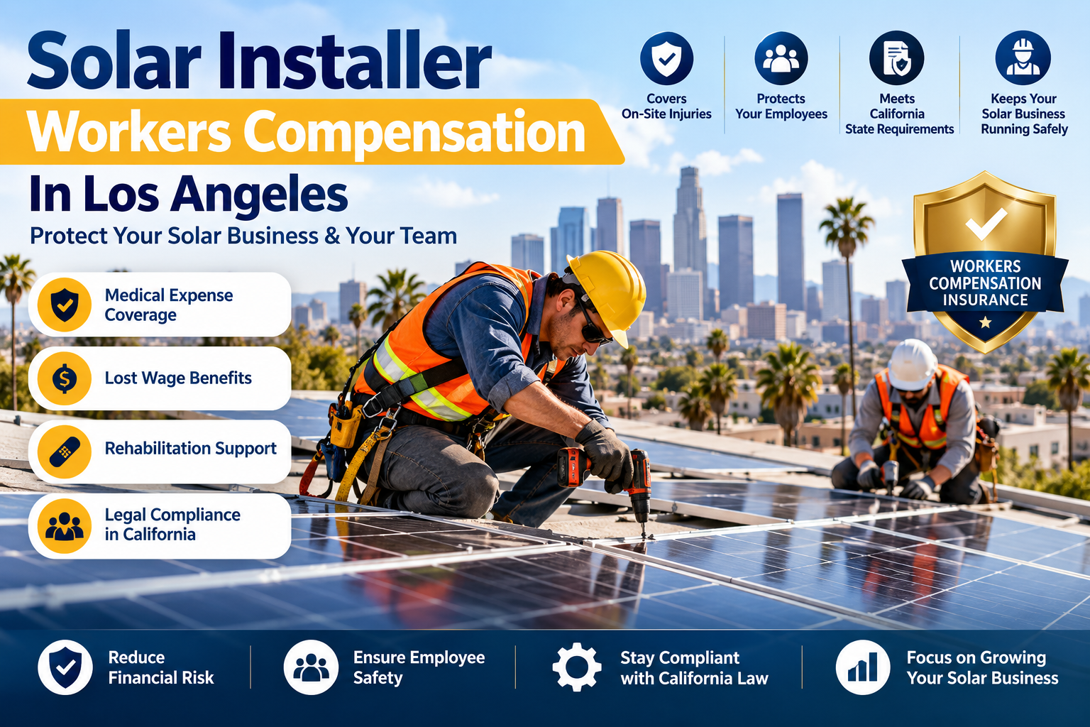Solar Installer Workers Compensation In Los Angeles