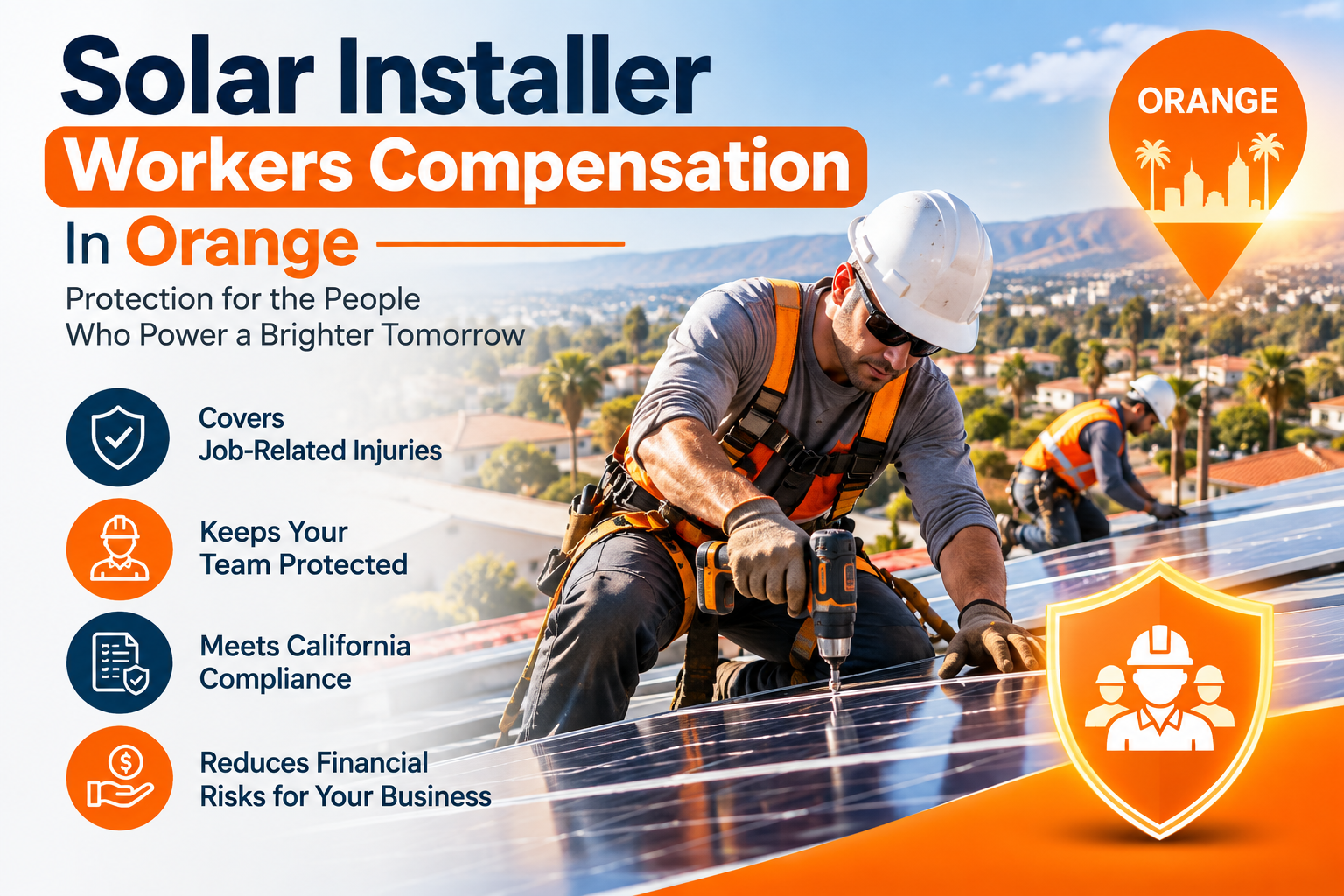 Solar Installer Workers Compensation In Orange
