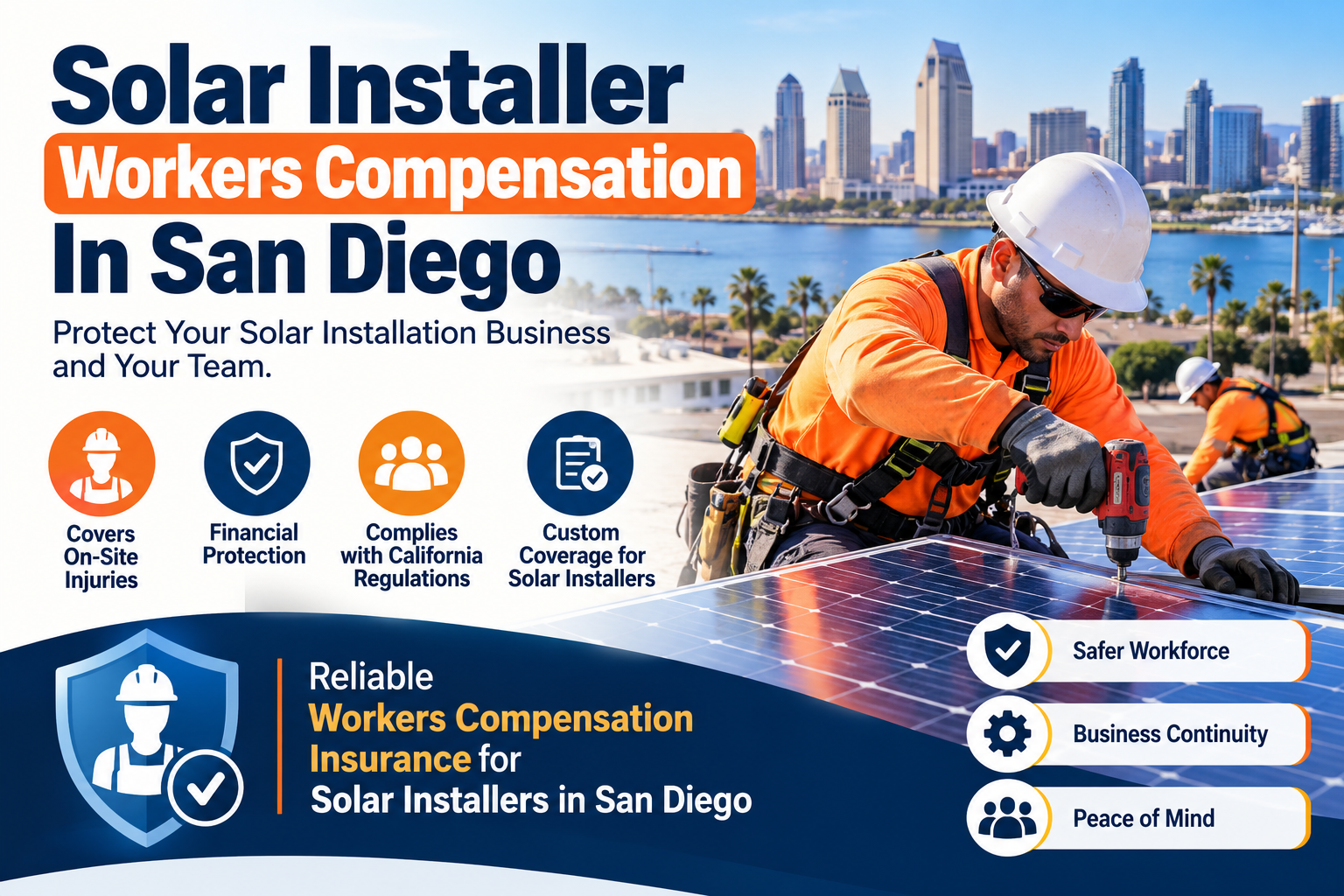 Solar Installer Workers Compensation In San Diego