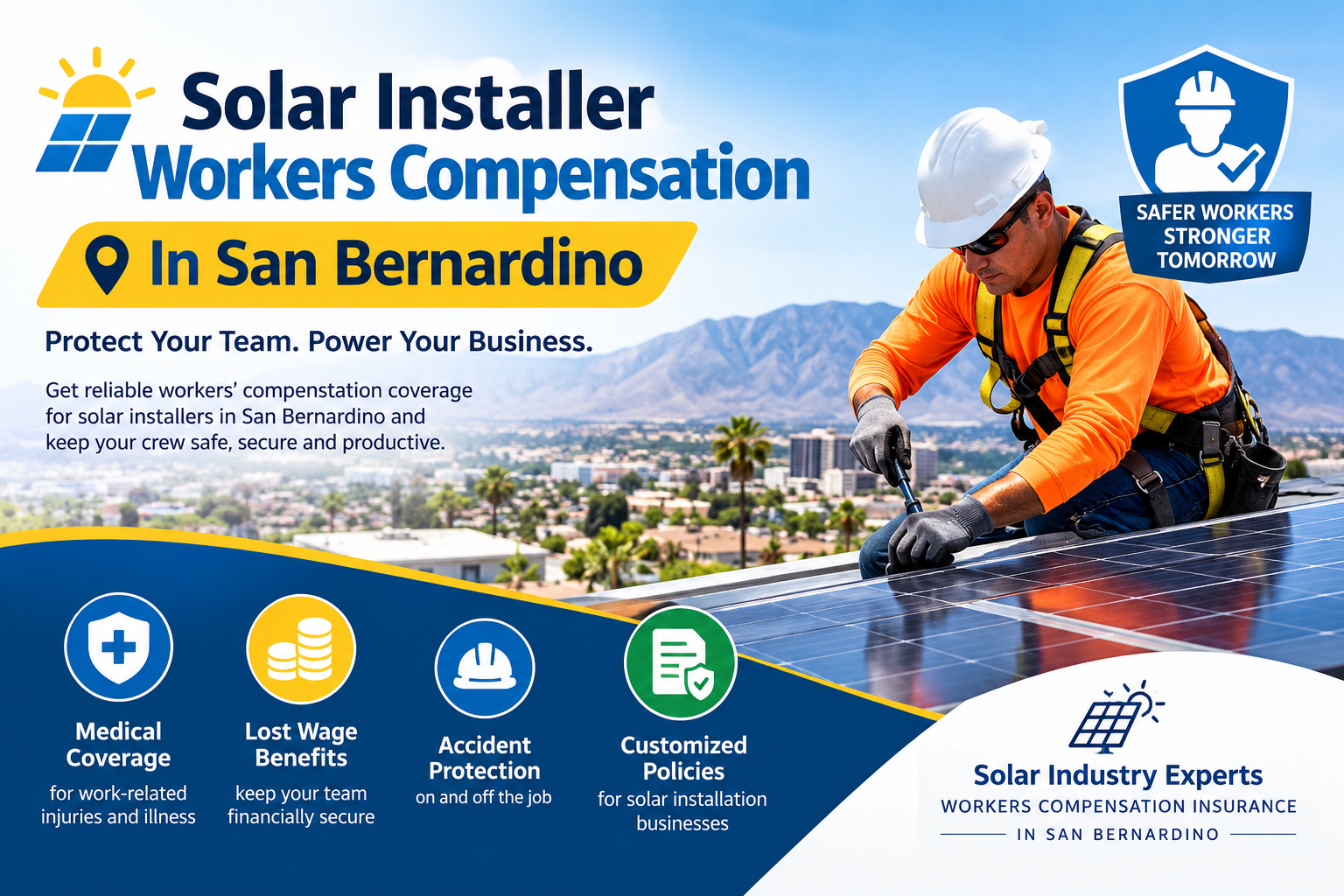 Solar Installer Workers Compensation In San Bernardino