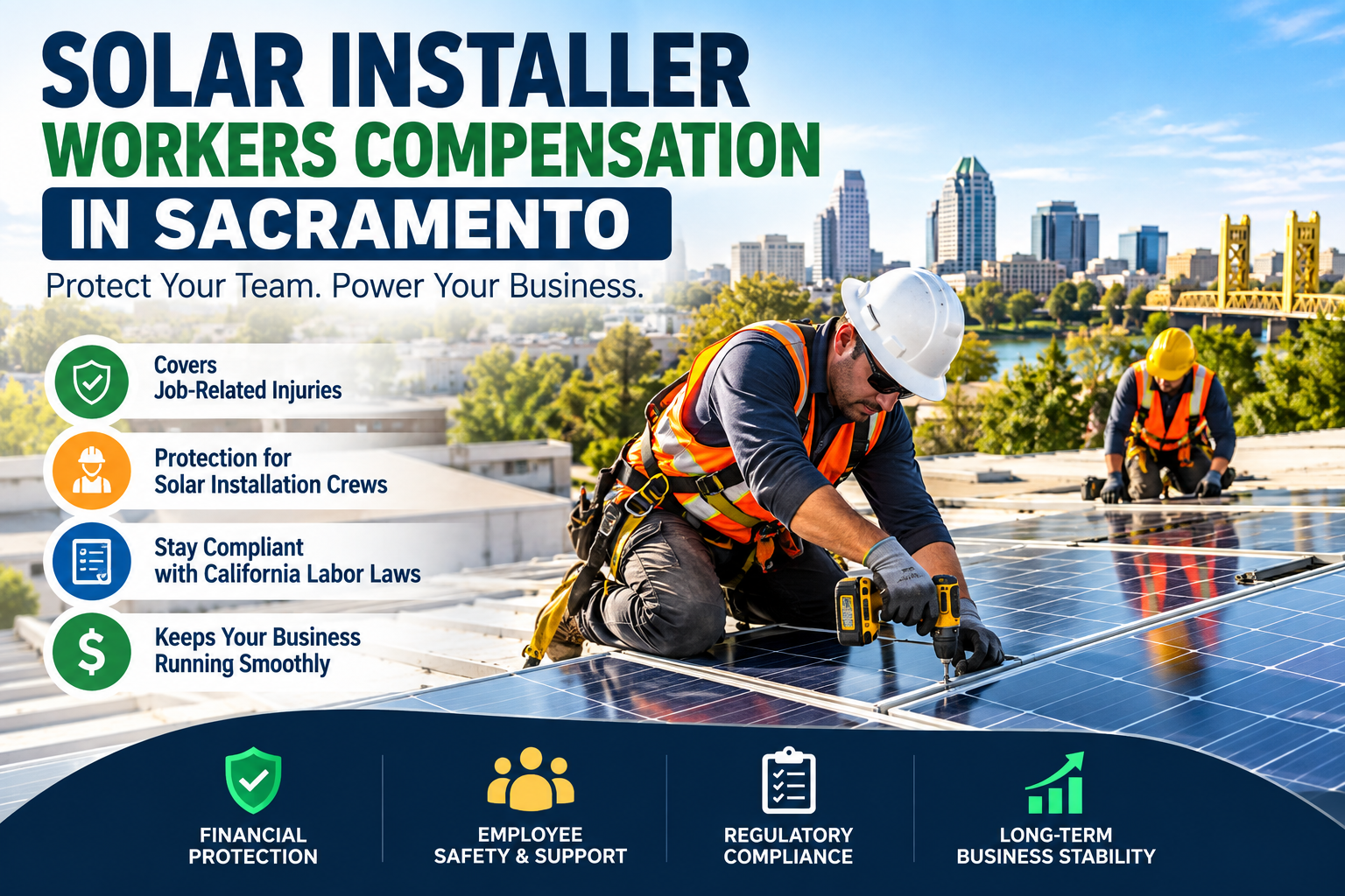 Solar Installer Workers Compensation In Sacramento