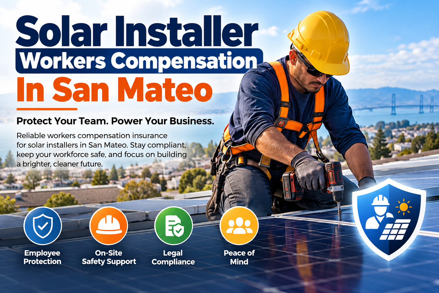Solar Installer Workers Compensation In San Mateo