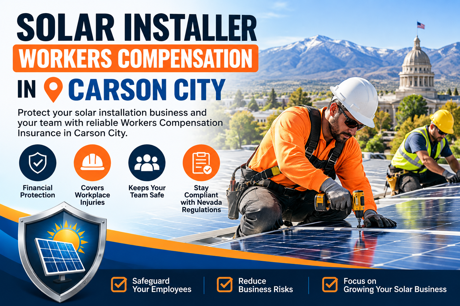 Solar Installer Workers Compensation In Carson City