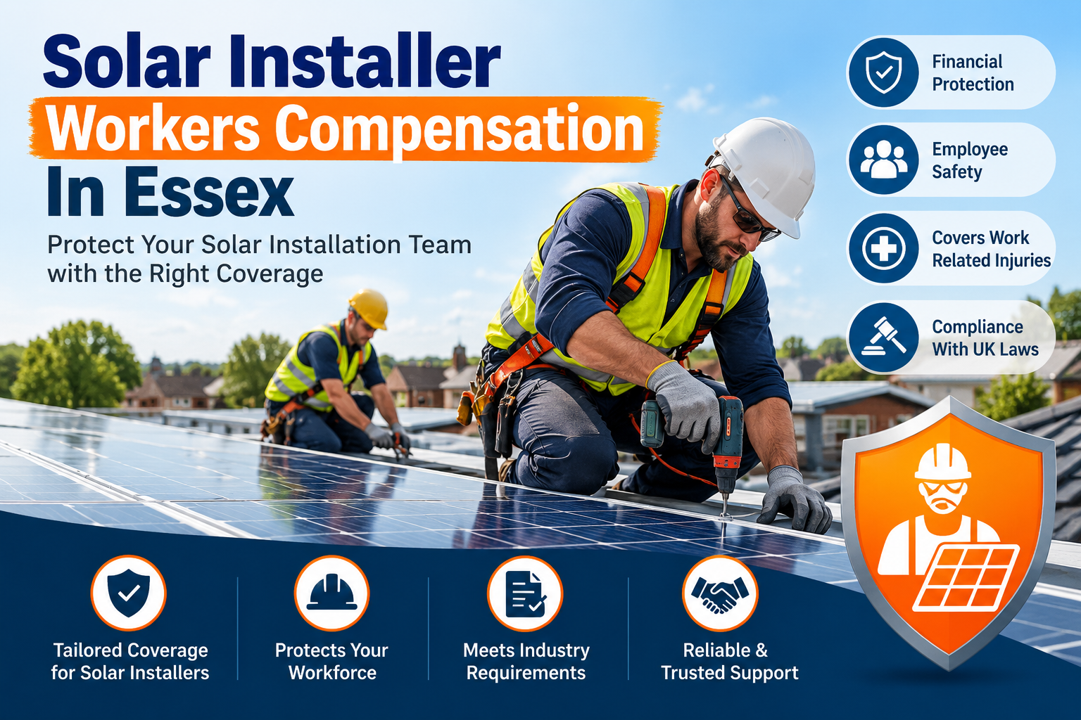 Solar Installer Workers Compensation In Essex