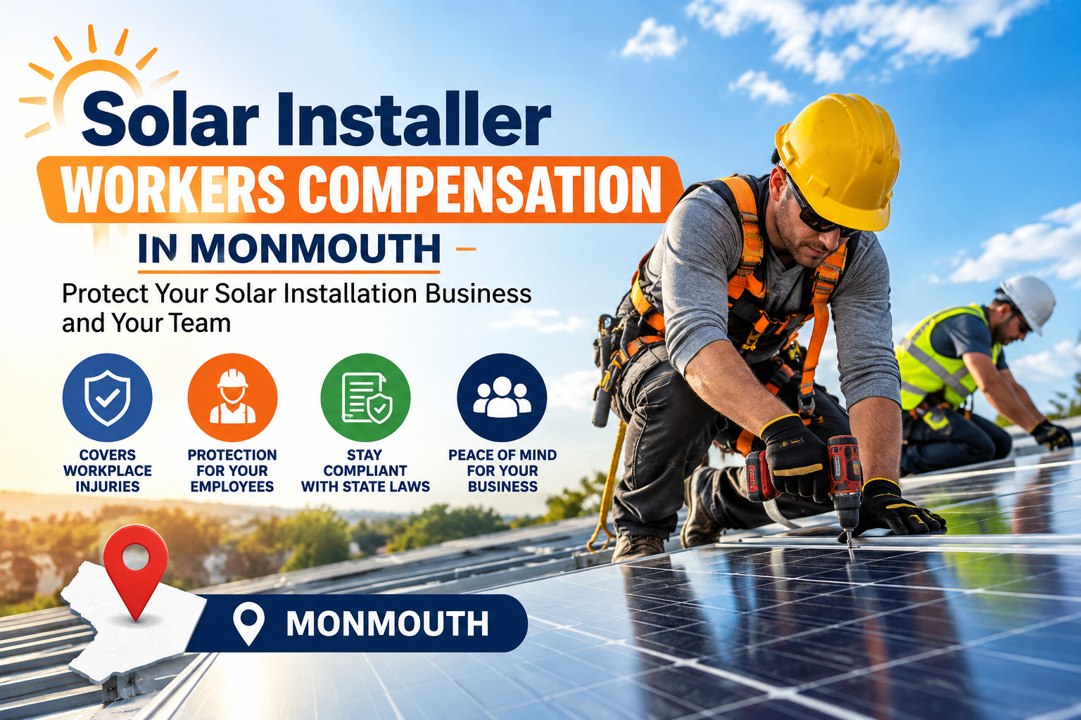 Solar Installer Workers Compensation In Monmouth