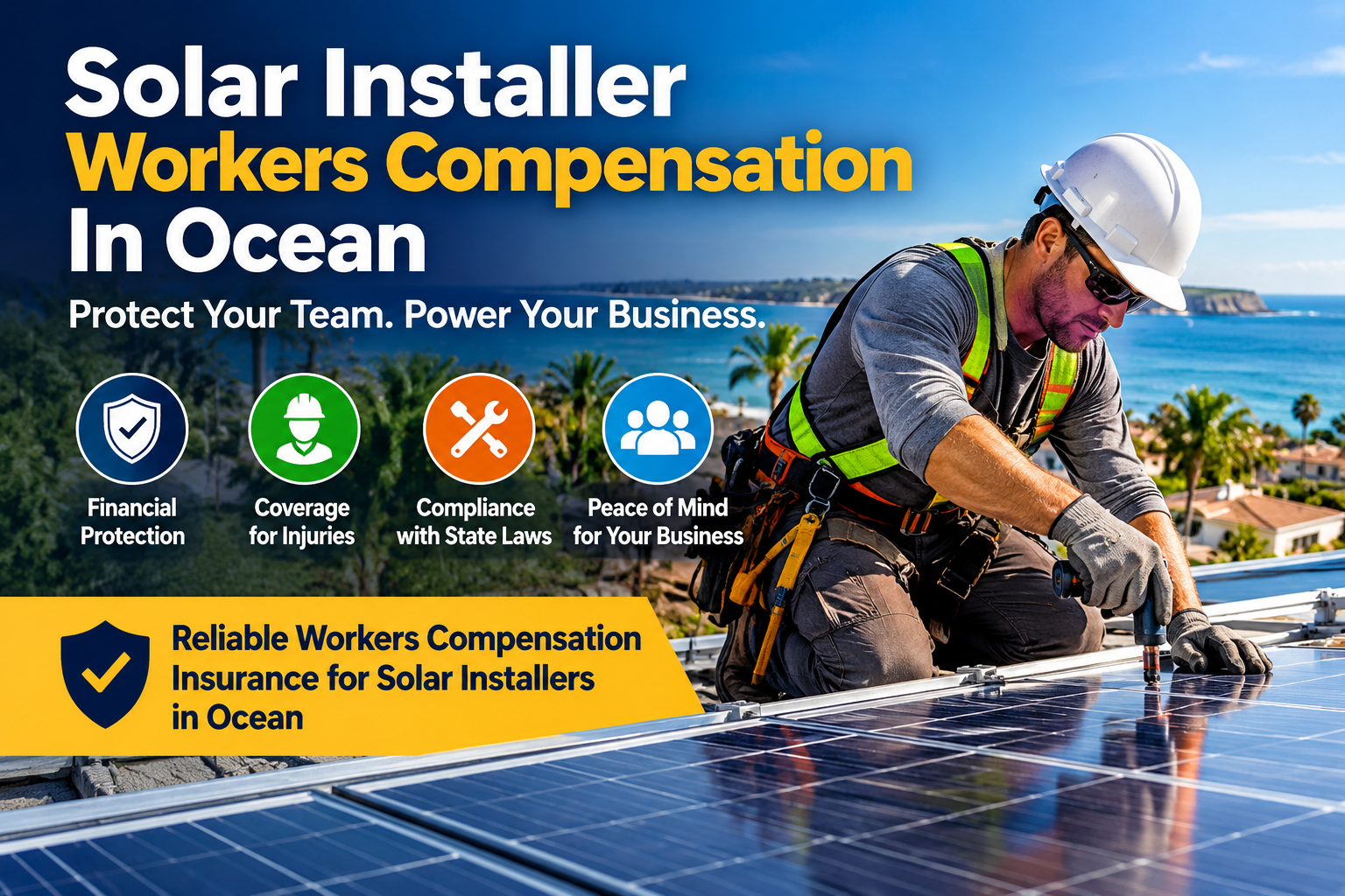 Solar Installer Workers Compensation In Ocean