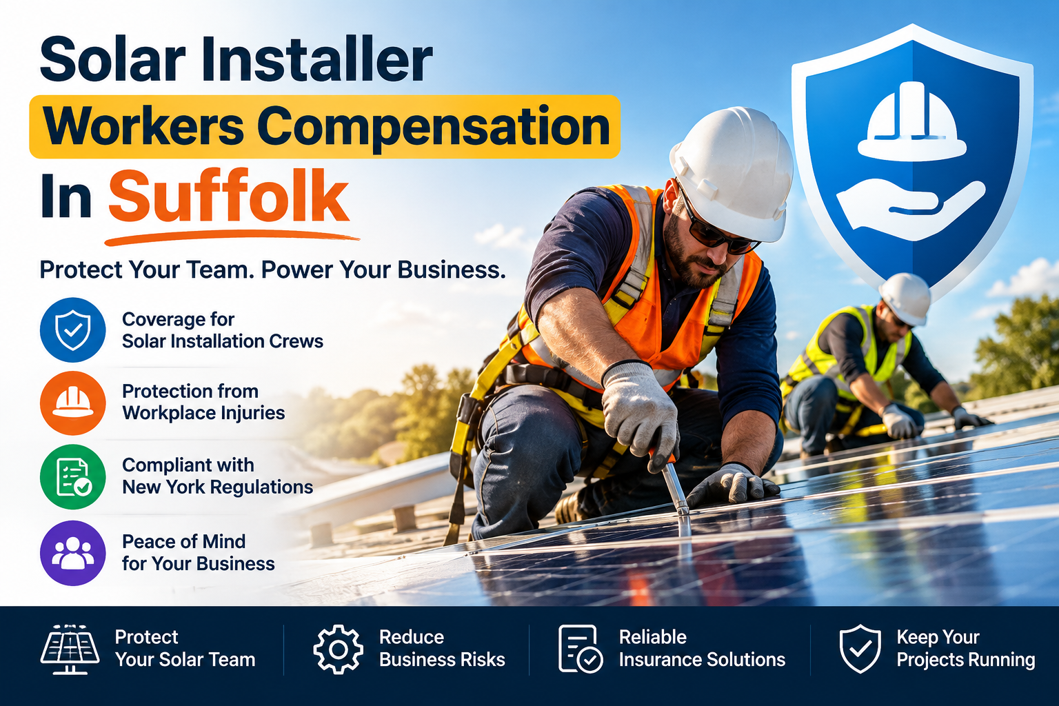 Solar Installer Workers Compensation In Suffolk