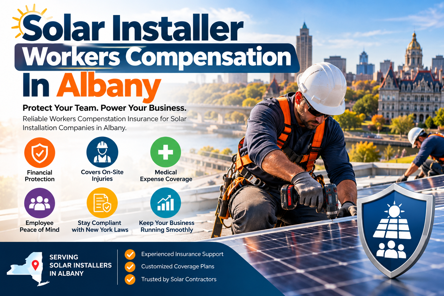 Solar Installer Workers Compensation In Albany