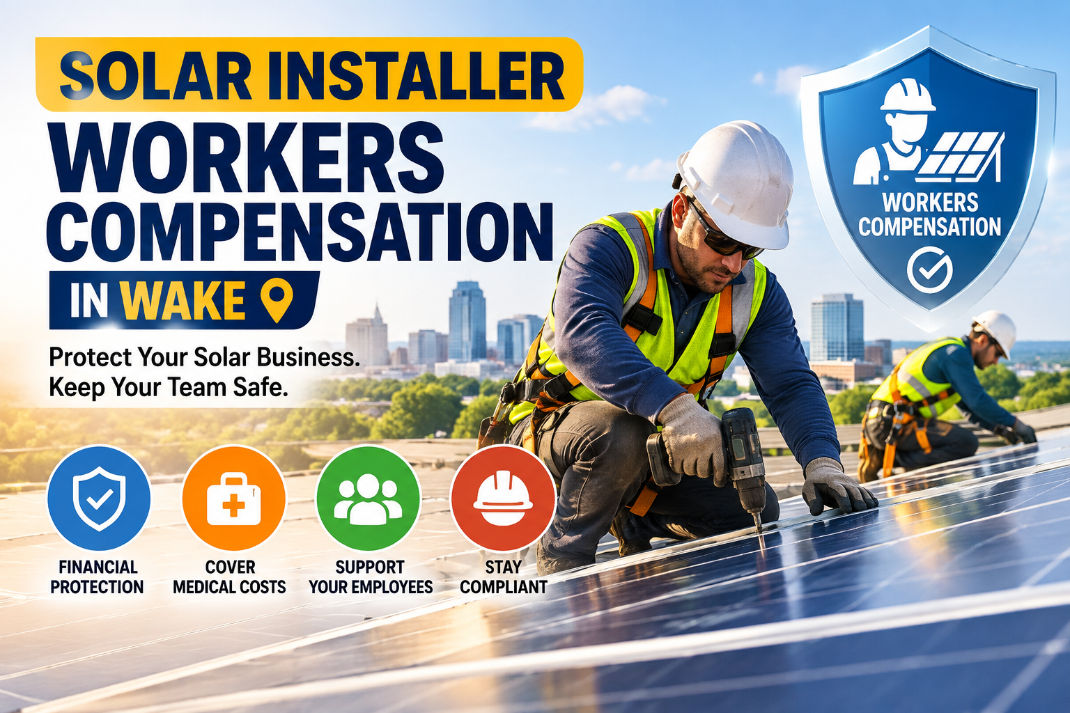 Solar Installer Workers Compensation In Wake