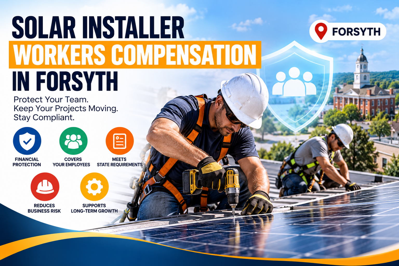 Solar Installer Workers Compensation In Forsyth
